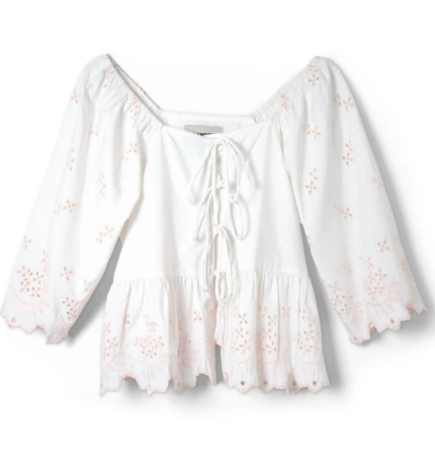 lana blouse - broderie